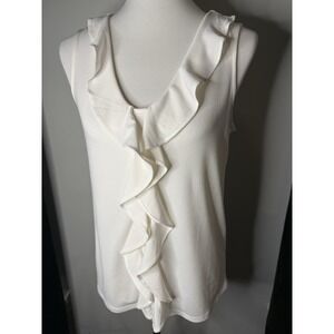 Banana‎ Republic Sleeveless Top Cream Size Small Women's NWT